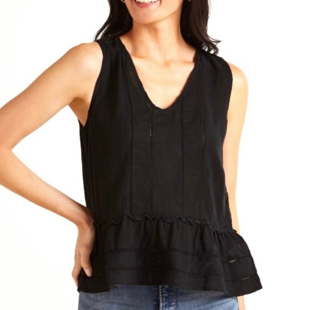 RAILS BLACK SLEEVELESS TOP - Picture 4 of 8